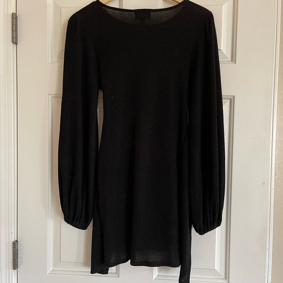 Vici Esme ballon sleeve tie front knit dress - Picture 9 of 10